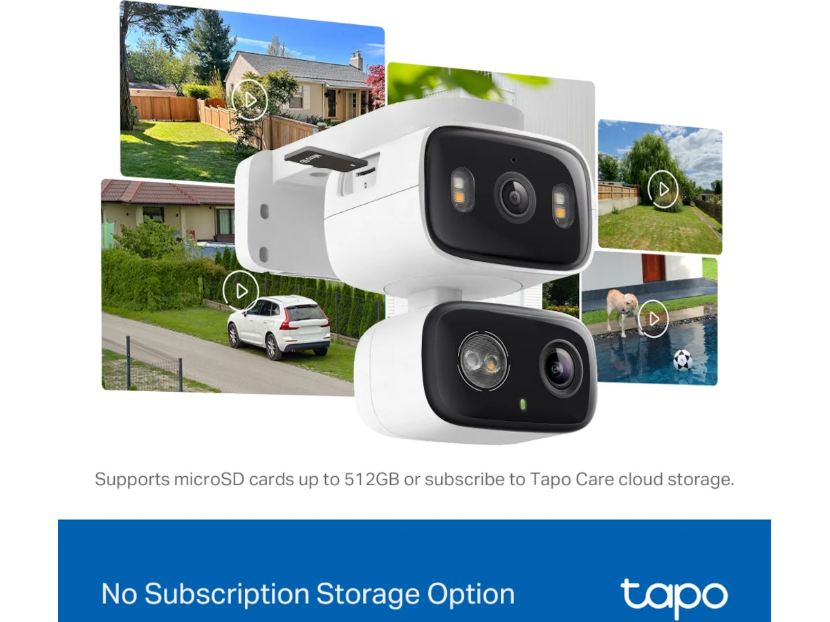 Tapo C246D Dual Lens Pan/Tilt övervakningskamera - 7