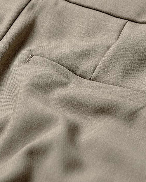 Byxa Tailor dressad hög midja mullvad - 5