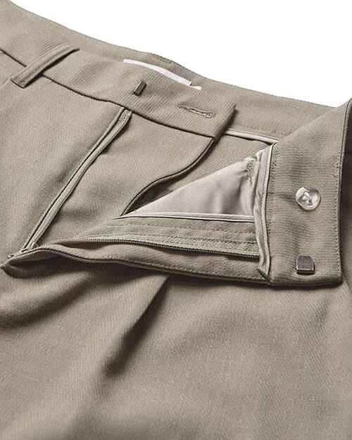 Byxa Tailor dressad hög midja mullvad - 4