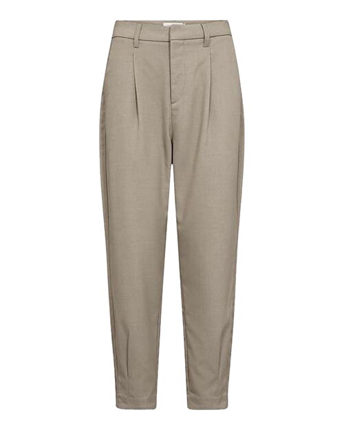 Byxa Tailor dressad hög midja mullvad