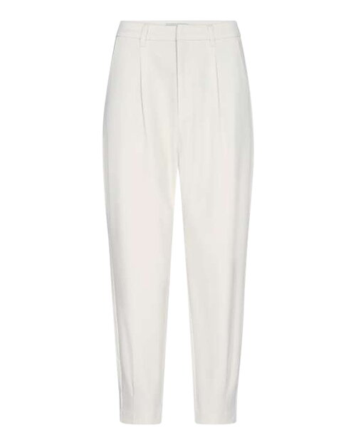 Byxa Tailor dressad hög midja offwhite - 2