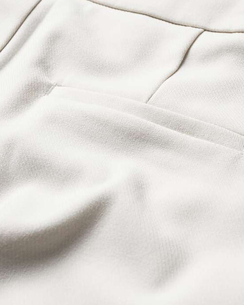 Byxa Tailor dressad hög midja offwhite - 5