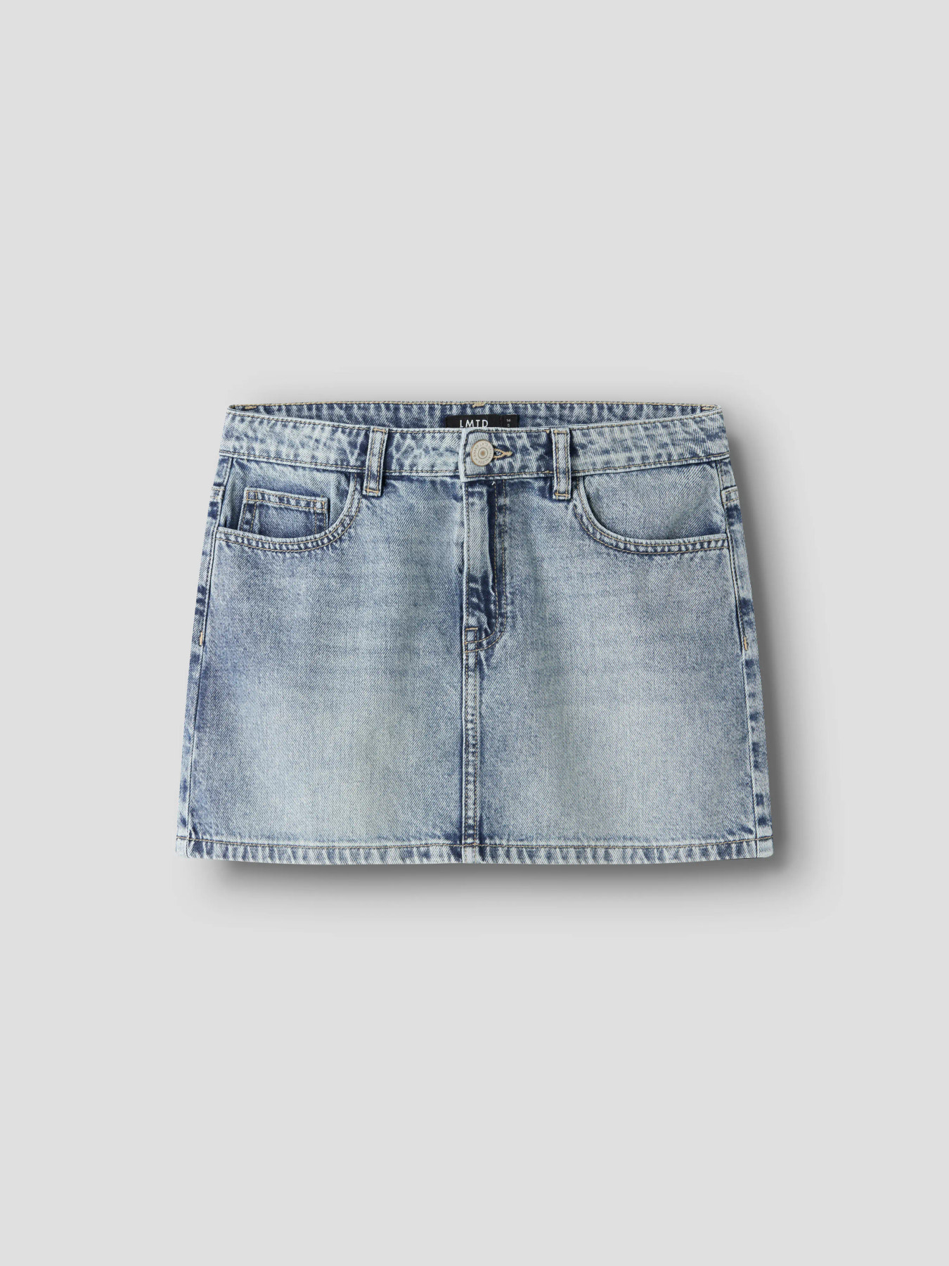 NLFBETT DNM SHORT SKIRT Medium Blue Denim - 2