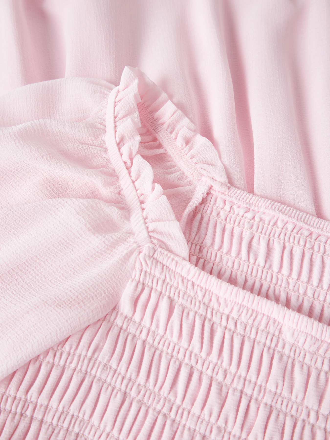 NLFHEAVE LS SHORT DRESS Pink Marshmallow SOLID - 4