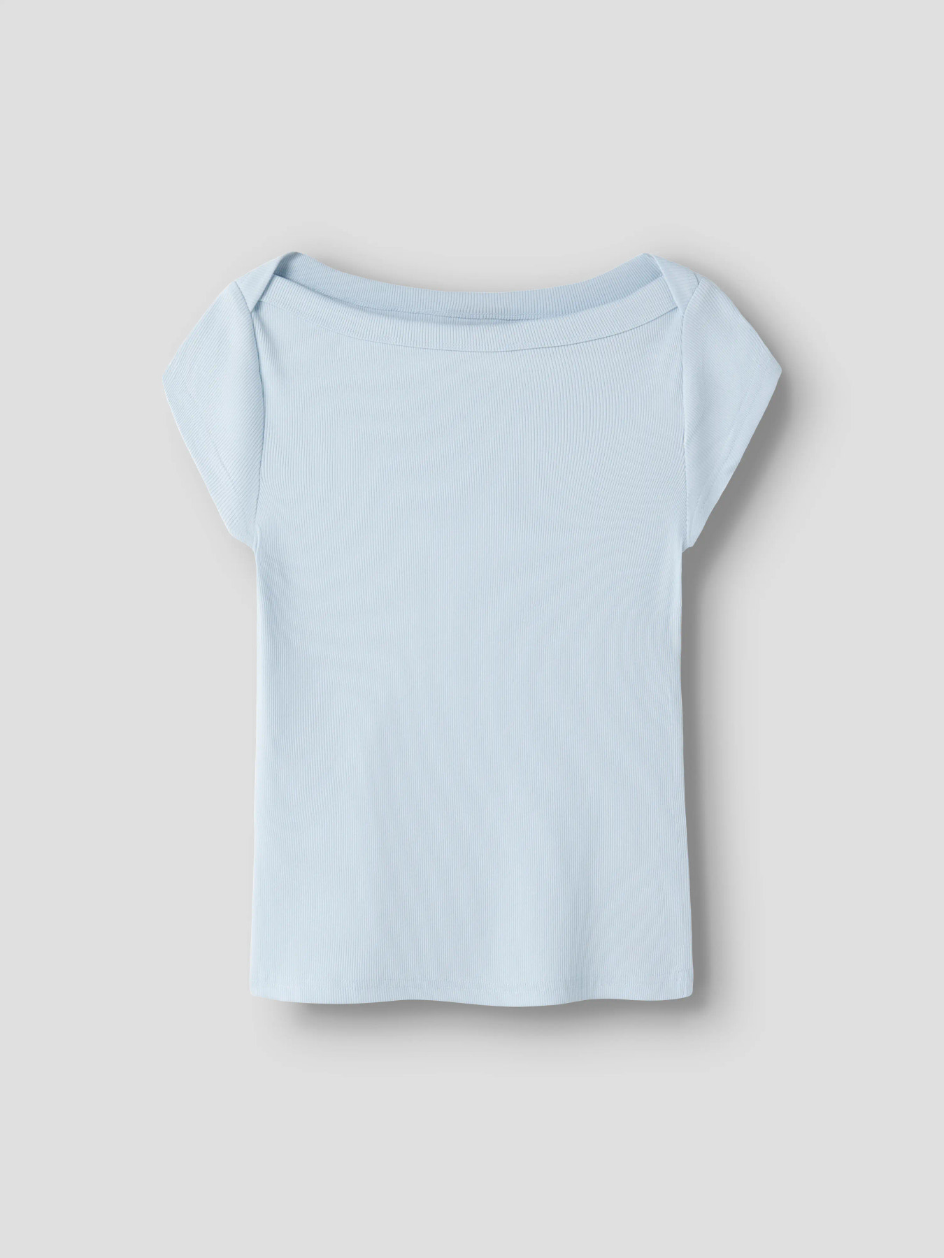 NLFKANA SS SHORT BOATNECK TOP Ice Water - 2