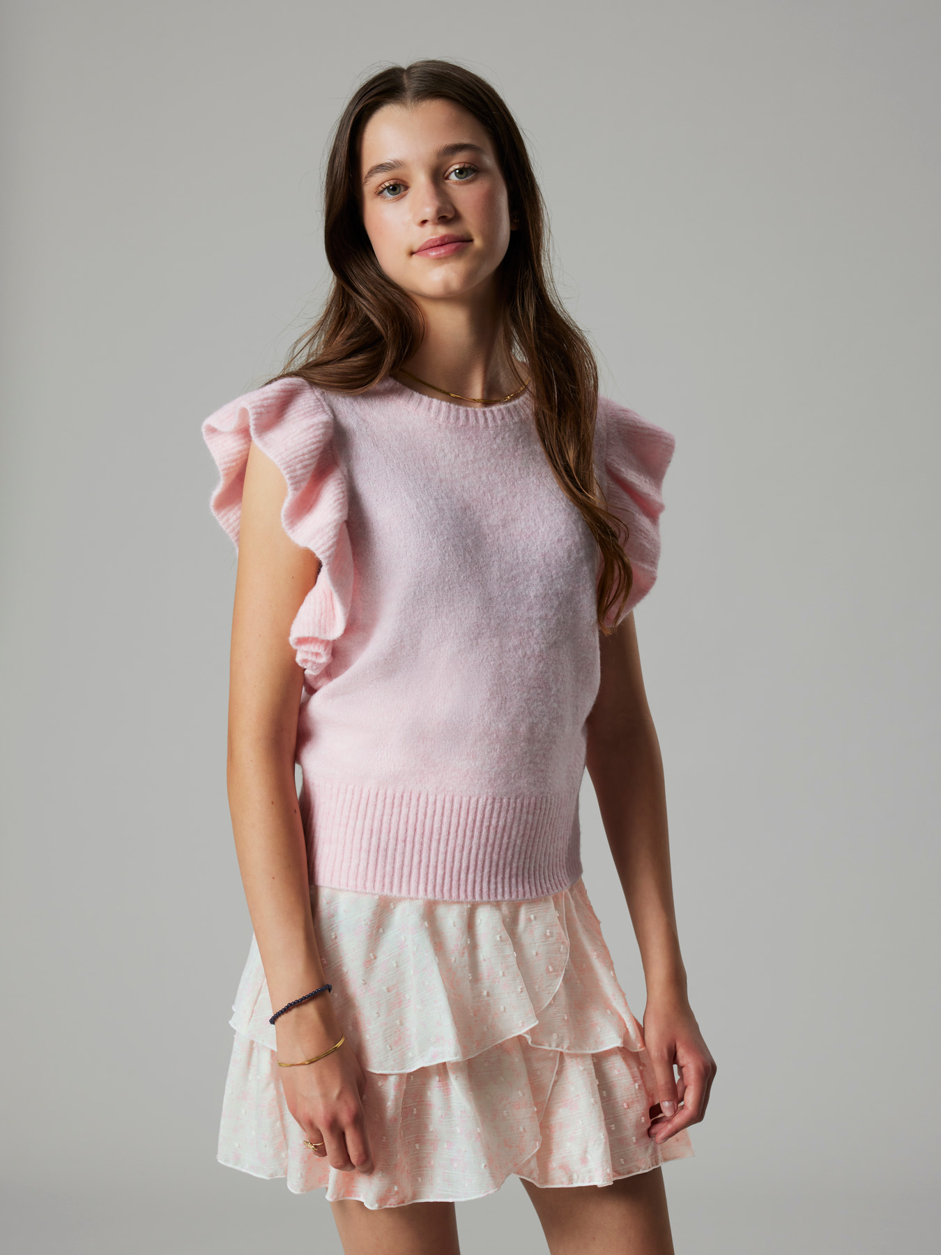 NLFLODET KNIT VEST Crystal Pink - 5
