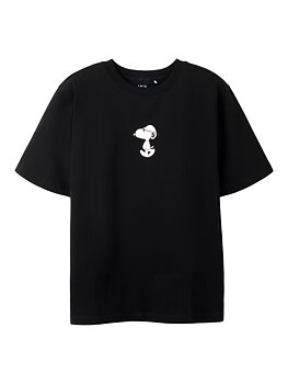 NLNAFFY SNOOPY SS L TOP BOX SKY Black