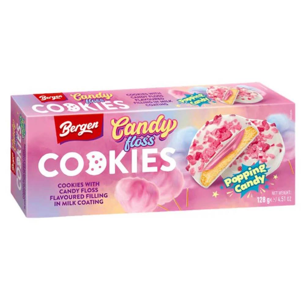 Bergen Candy Floss & Popping Candy Cookies 128g