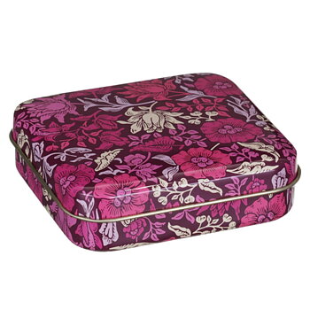 William Morris : Mallow Pocket Tin  - Plåtask med lock 