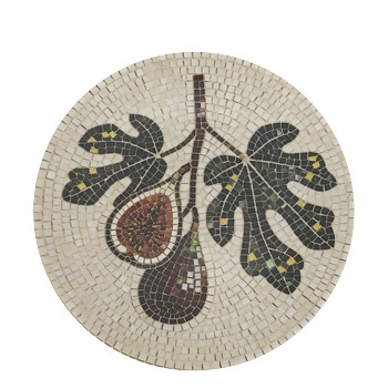 FAT MOSAIK - FIKON/CREME/OLIVGRÖN