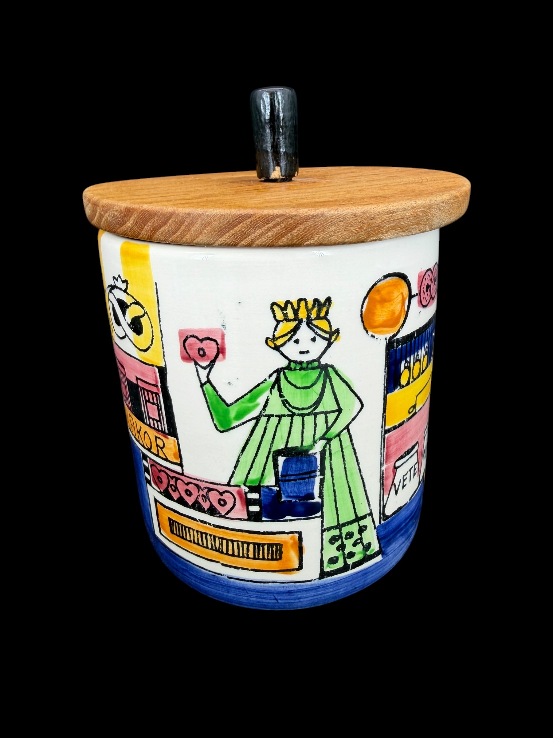 JIE、Gantofta、Anita Nylund、シリーズ「berry little town」より「Beda's bakery」、蓋付きジャー - 2