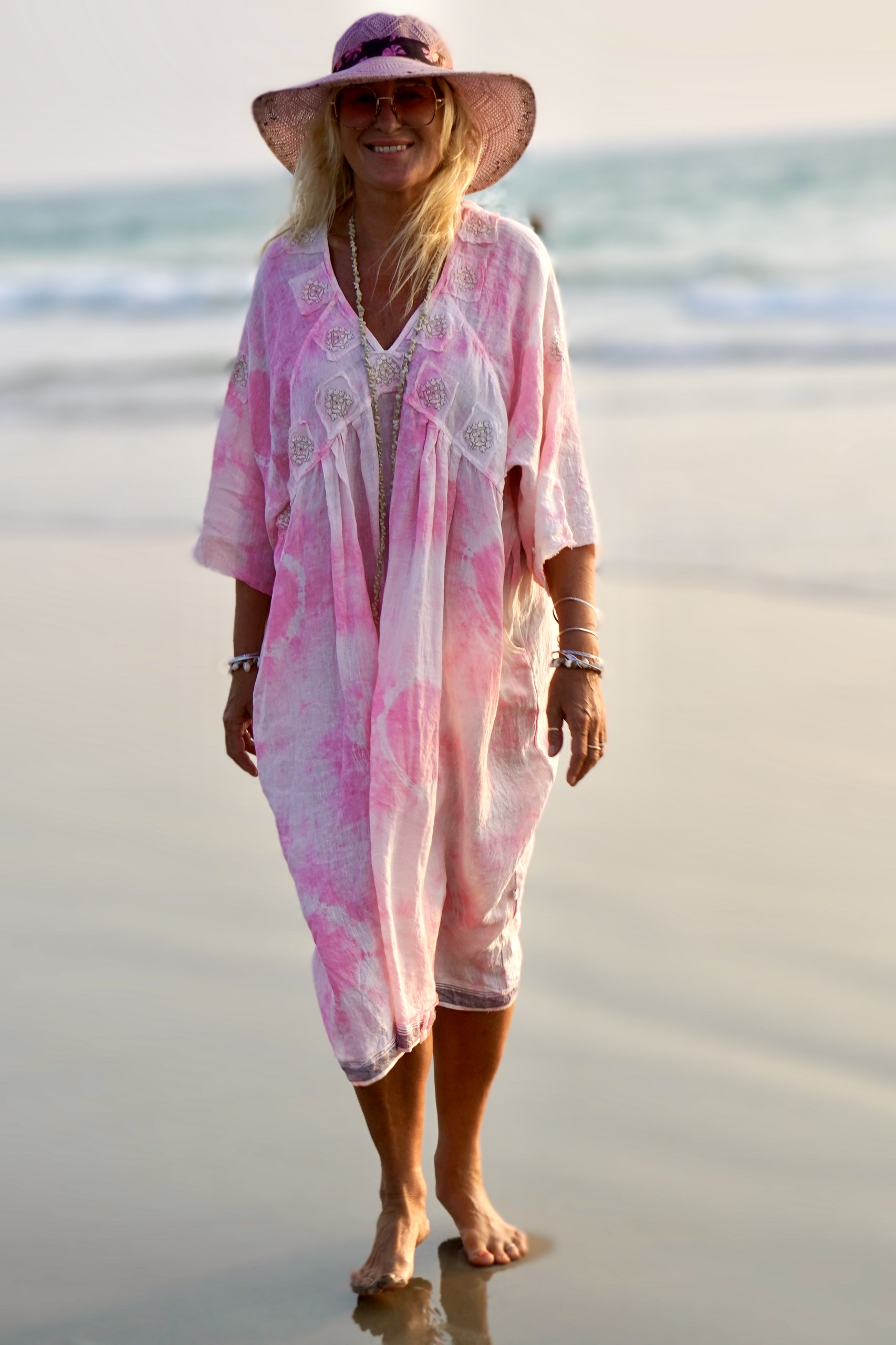 Midi Summer Dresses | Silk, Boho & Batik Dresses - Agencies Turquoise