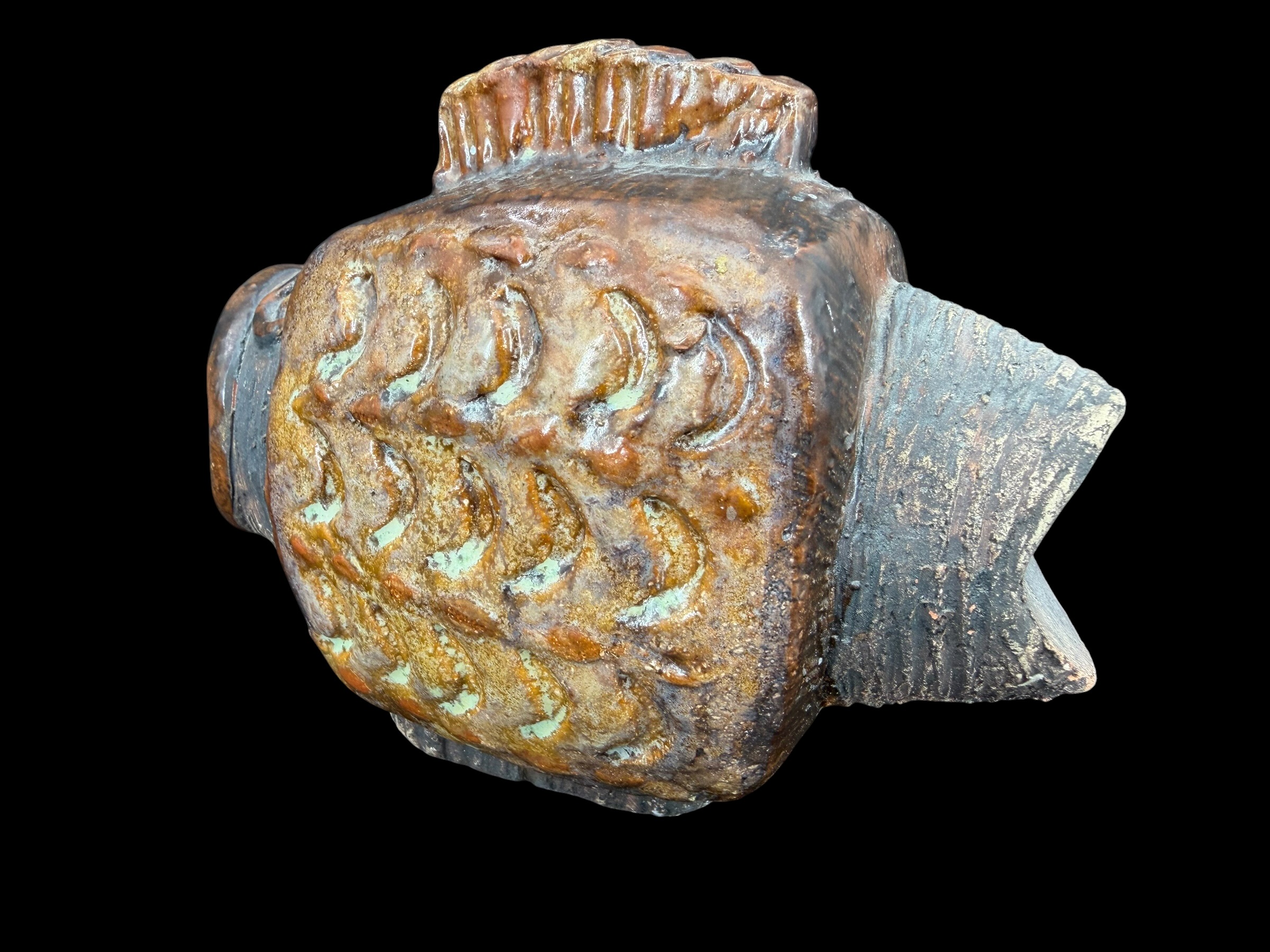 ラース・バーグステン「魚」、ウォールレリーフ。 - 3