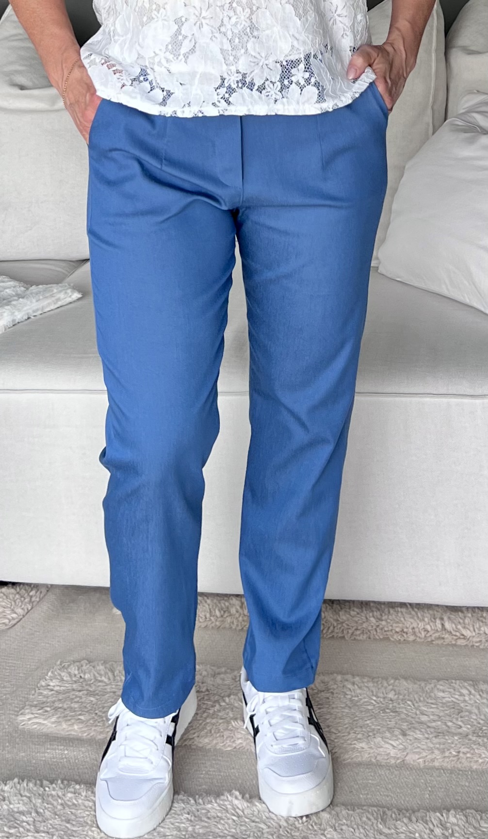 Marta Stretchbyxa Kendra Ljus Denim - 4