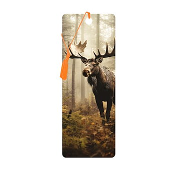3D LiveLife Bookmark - Moose Dawn