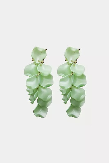 Bow 19 - Leaf  Earrings Mini Pearl Pistage