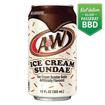 A&W Ice Cream Sundae 355ml