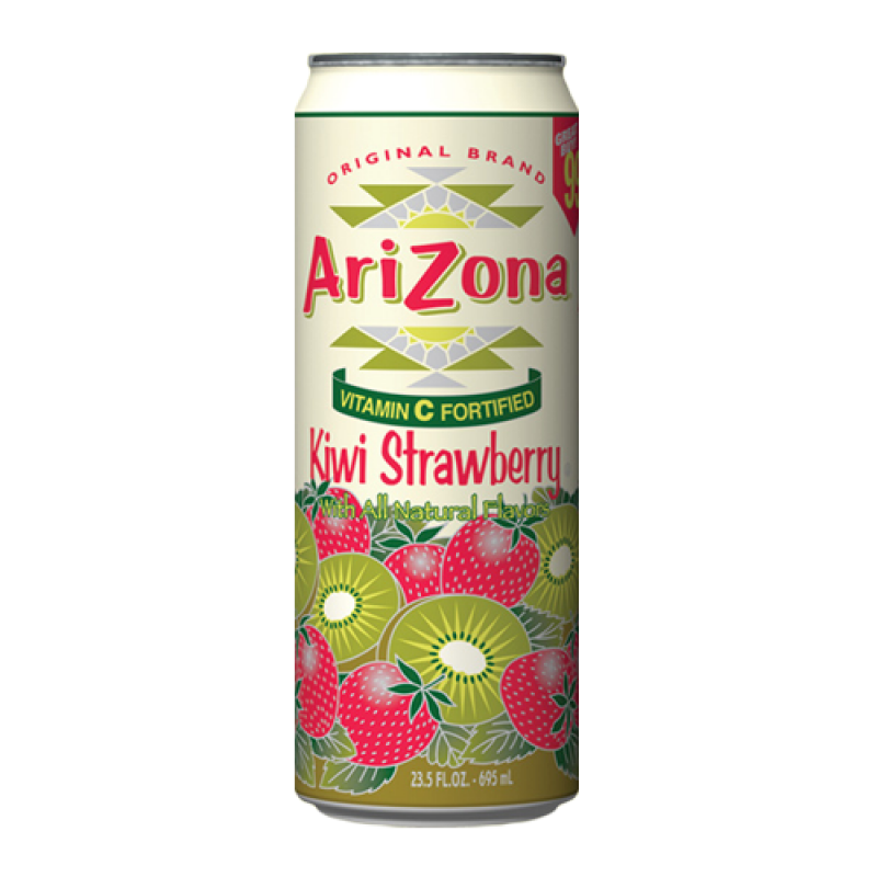 AriZona Kiwi Strawberry Fruit Juice Cocktail 650ml - 2