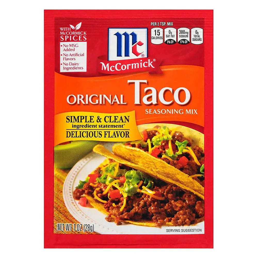 McCormick Original Taco Seasoning Mix 28g