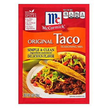McCormick Original Taco Seasoning Mix 28g