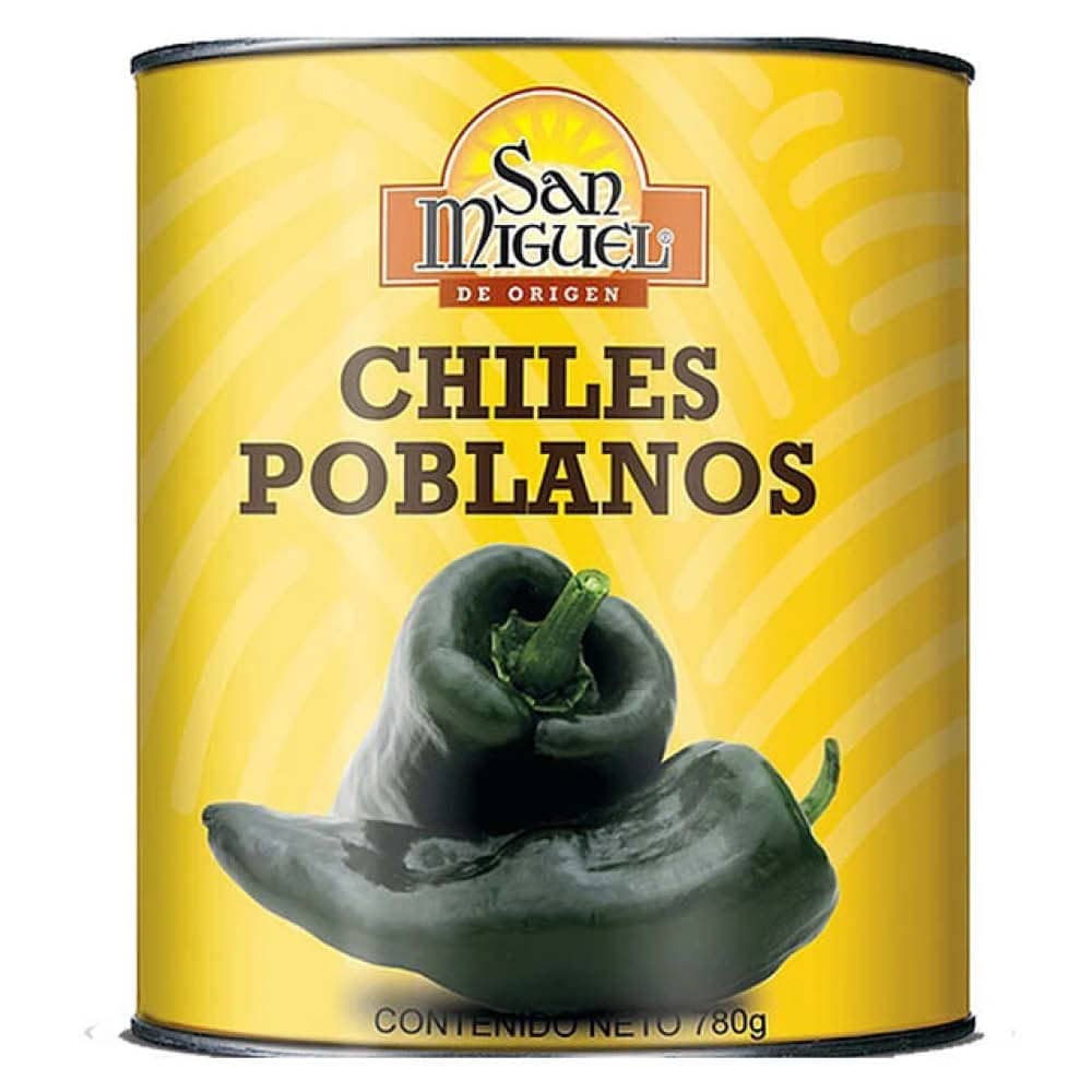 San Miguel Poblano Whole Peppers 780g