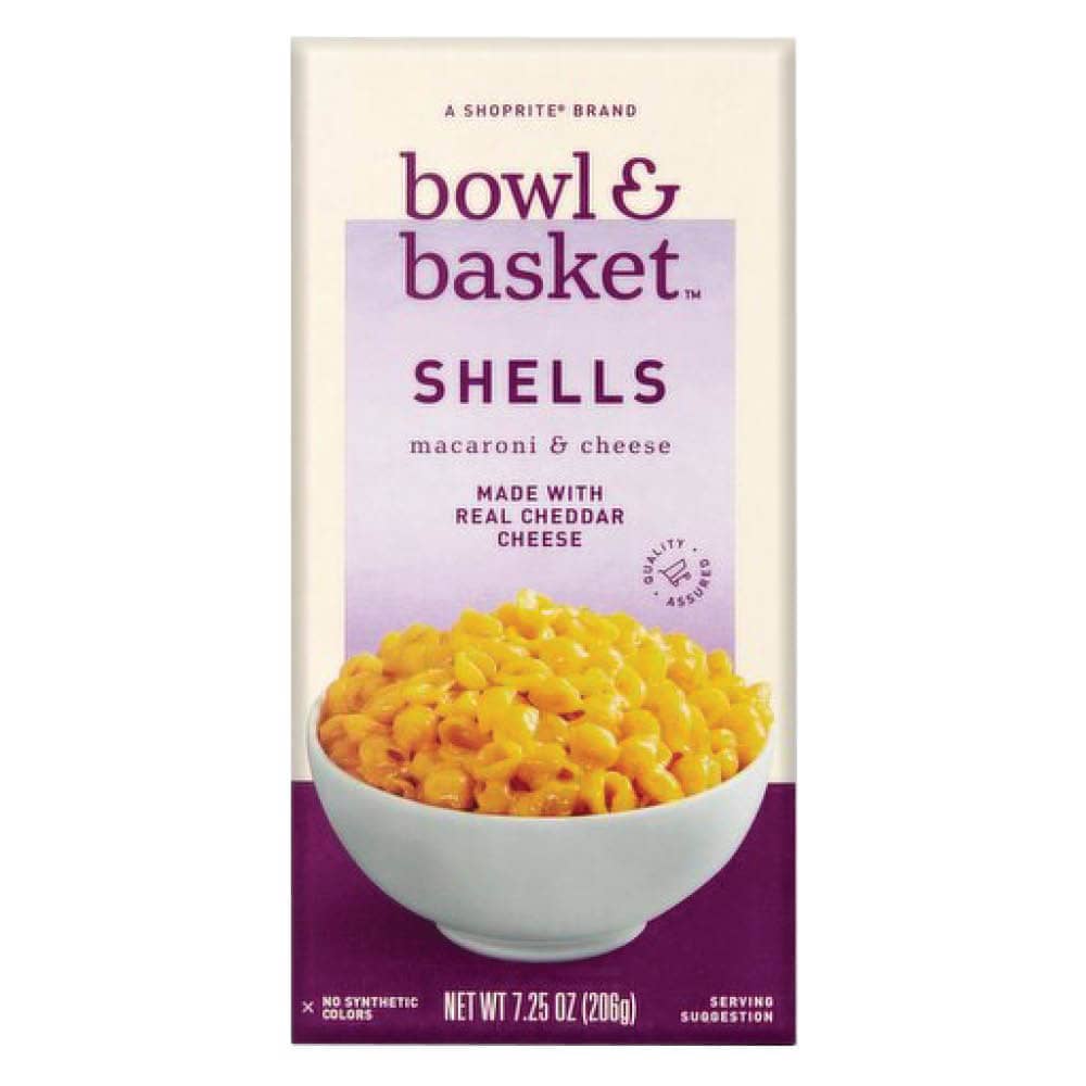 Bowl & Basket Macaroni and Cheese Shells 206g