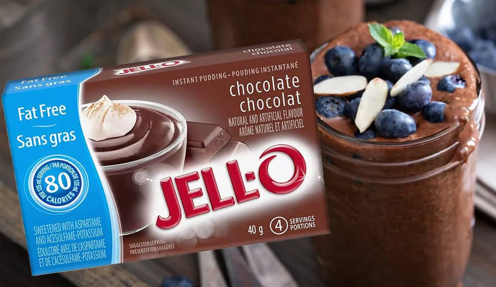 Jell-O Instant Chocolate Pudding Fat Free 40g - 2