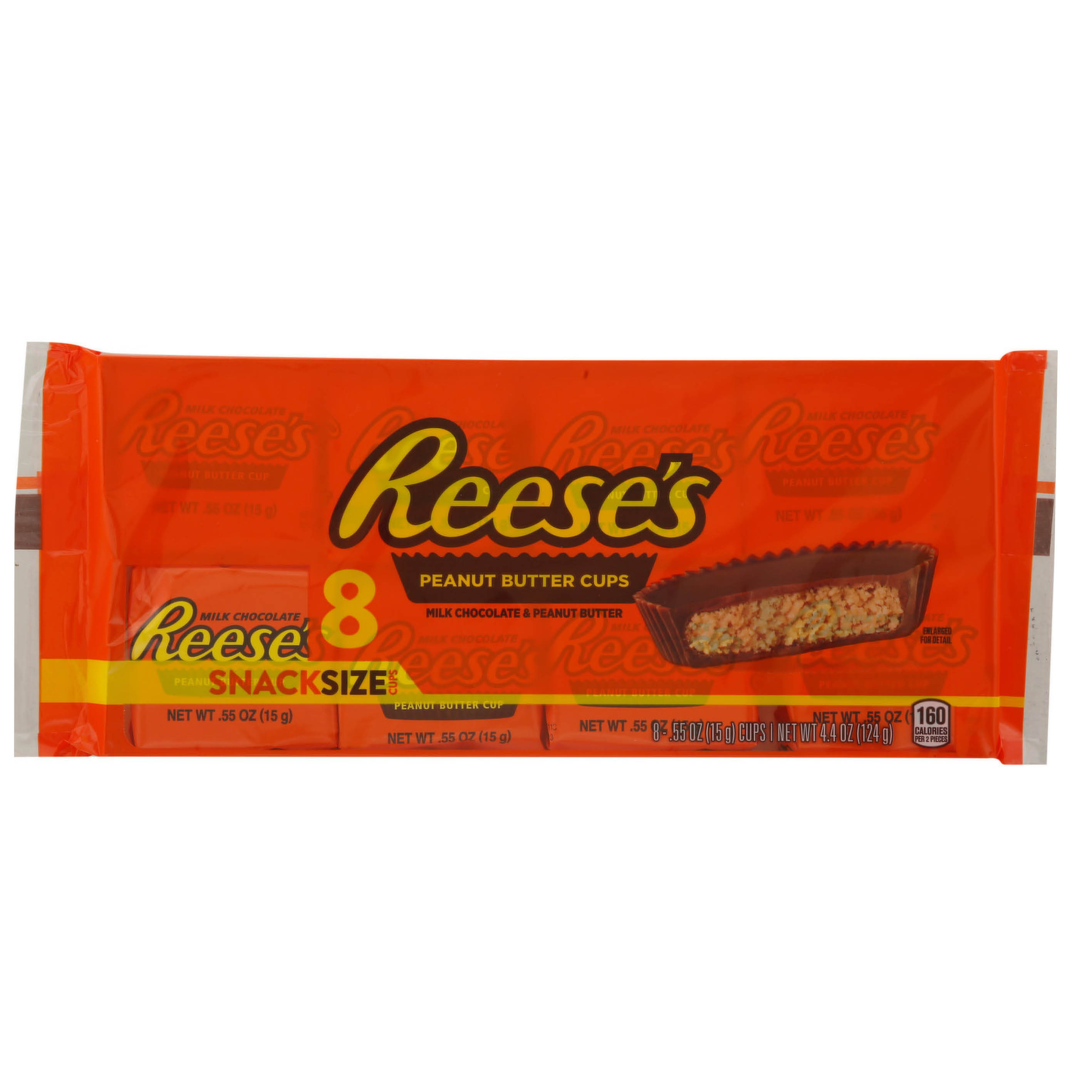Reese's 8 Peanut Butter Cups 124g
