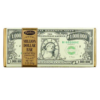 Million Dollar Chocholate Bar 57g
