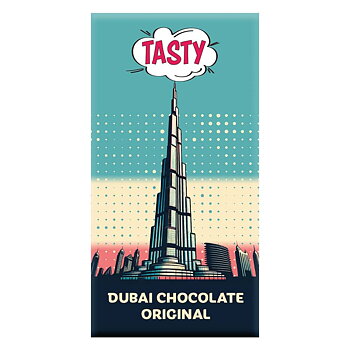 Tasty Dubai Chocolate 10-pack Pistage 200g