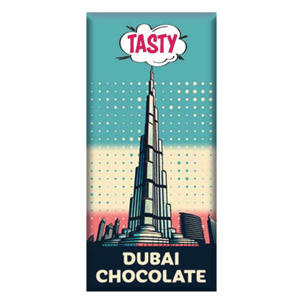 Tasty Dubai Chocolate 10-pack Pistage 200g - 2