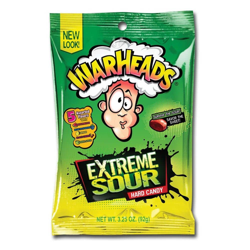 Warheads Extreme Sour Candy 56g Påse
