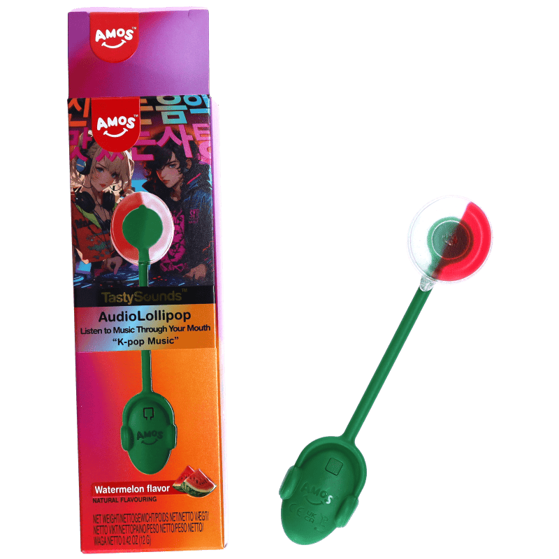 TastySounds Watermelon Audio Lollipop K-Pop 12g - 2