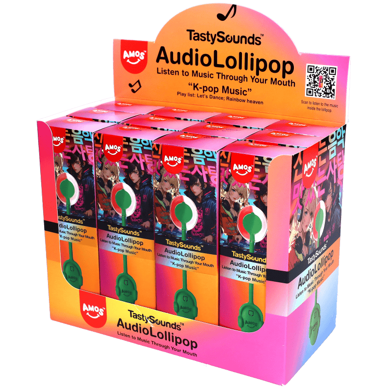 TastySounds Watermelon Audio Lollipop K-Pop 12g - 3