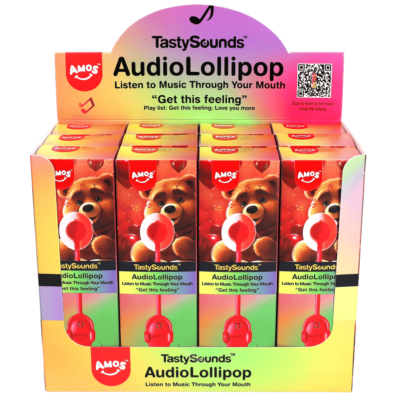 TastySounds Cherry Audio Lollipop Get the Feeling 12g - 5