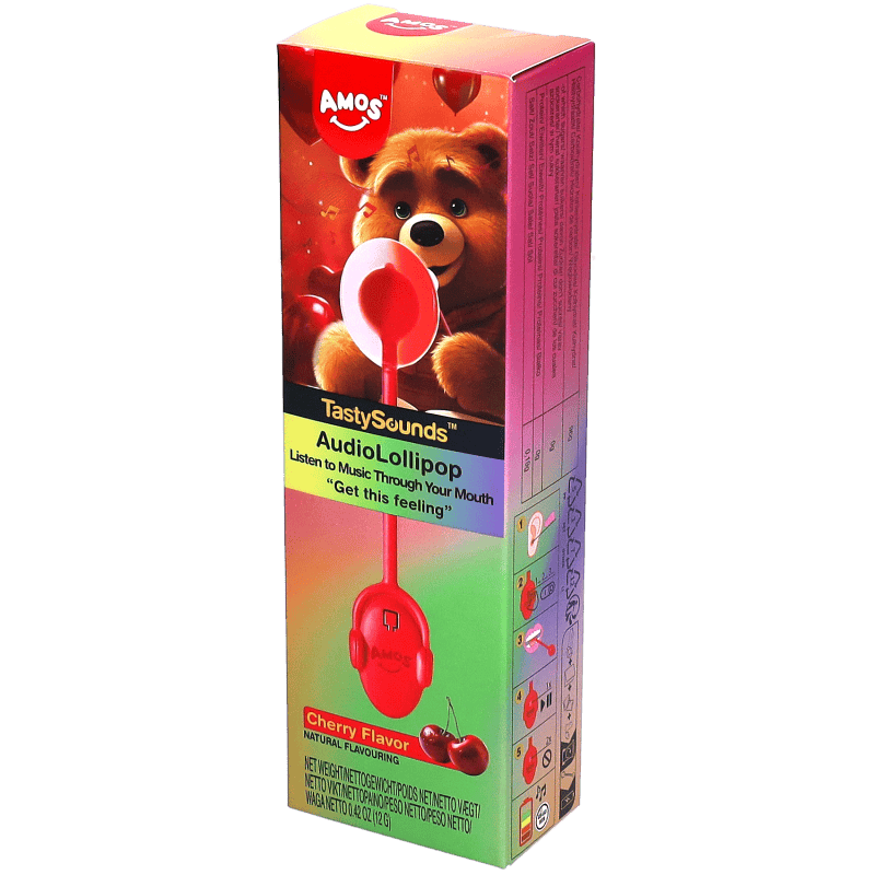 TastySounds Cherry Audio Lollipop Get the Feeling 12g