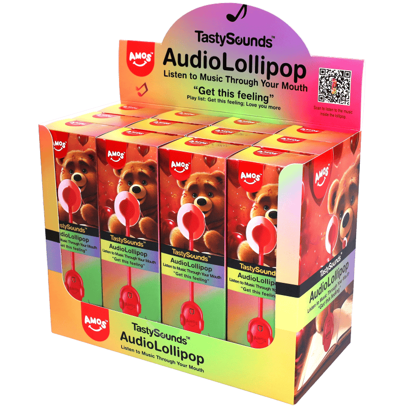TastySounds Cherry Audio Lollipop Get the Feeling 12g - 4