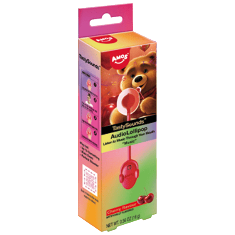 TastySounds Cherry Audio Lollipop Get the Feeling 12g - 3