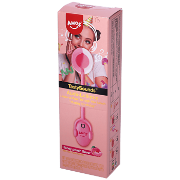 TastySounds Honey Peach Audio Lollipop Happy B-Day 12g