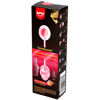 TastySounds Peach Audio Lollipop Recordable 16g