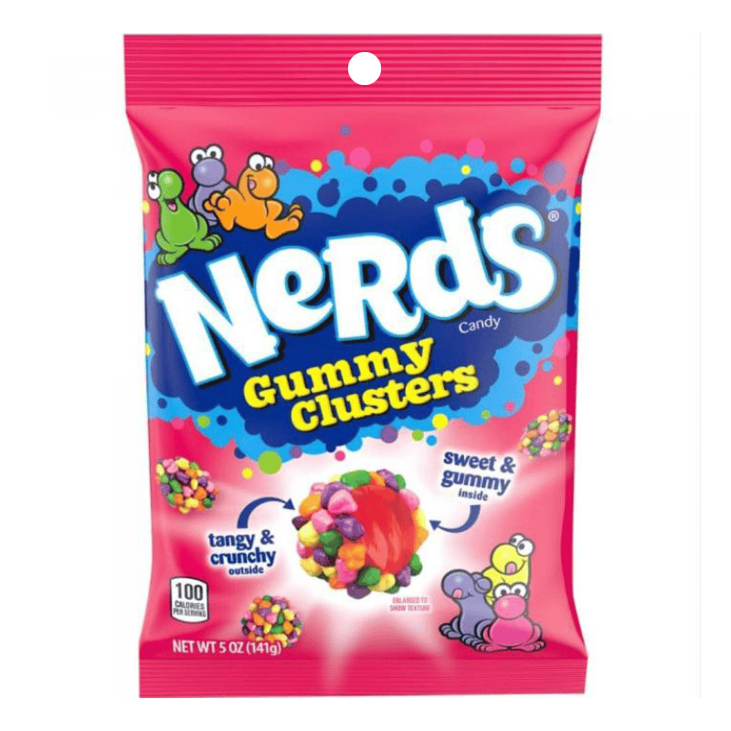Nerds Gummy Clusters Rainbow 141g Påse