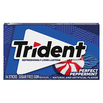 Trident Perfect Peppermint Sockerfri 14 sticks