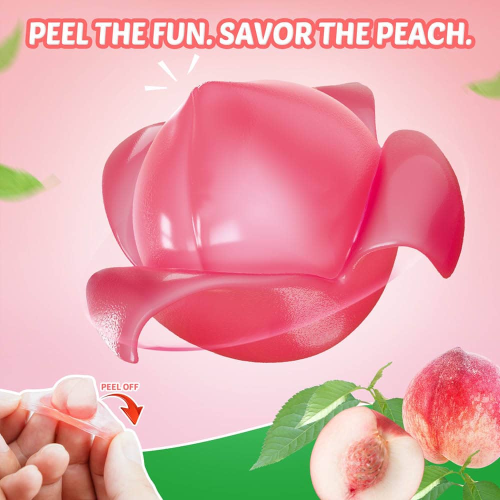Amos Peelerz Gummy Peach 65g - 4