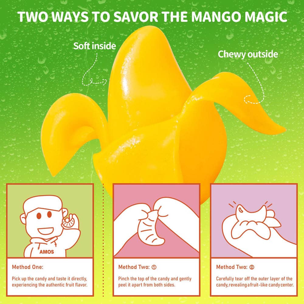 Amos Peelerz Gummy Mango 65g - 4