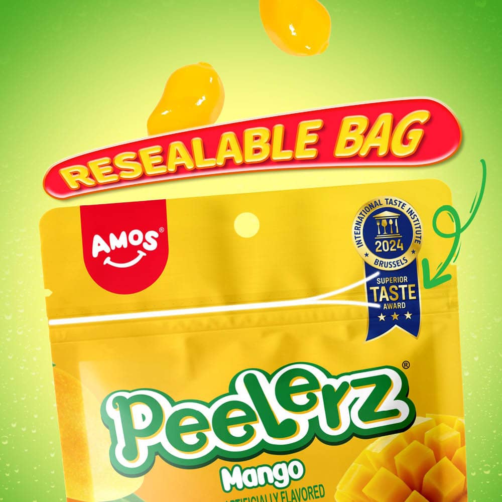 Amos Peelerz Gummy Mango 65g - 2