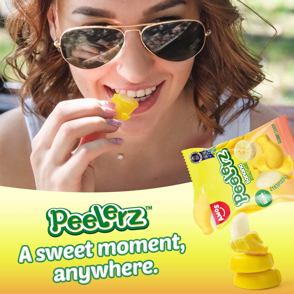 Amos Peelerz Gummy Banana 65g - 2