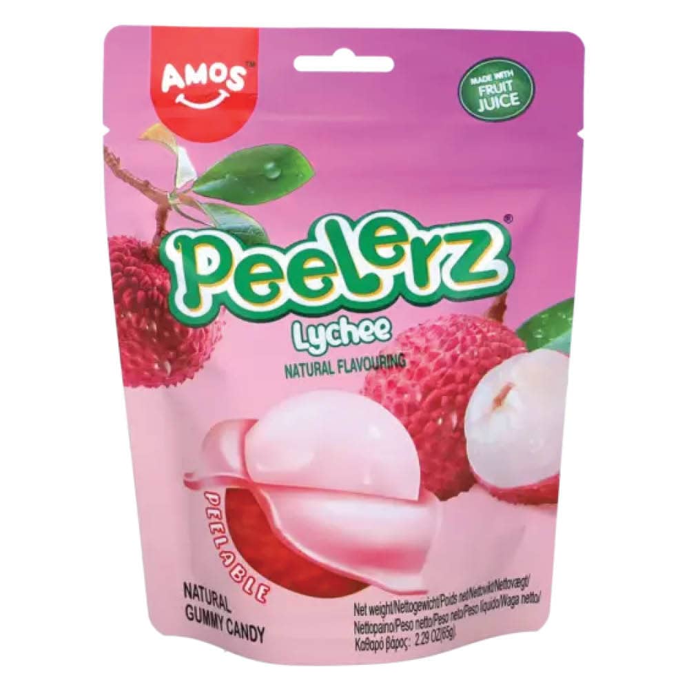 Amos Peelerz Gummy Lychee 65g
