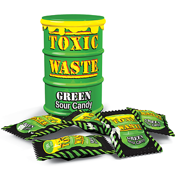 Toxic Waste Green Drum Extreme Sour Candy 42g