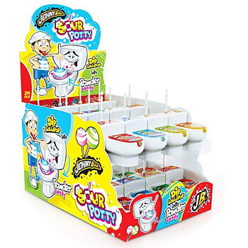 Johny Bee Sour Potty  Lollipop 19g