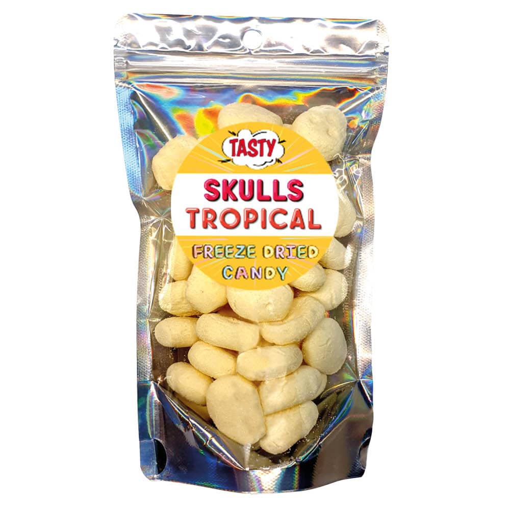 Frystorkat Godis Skulls Tropical XL 90g